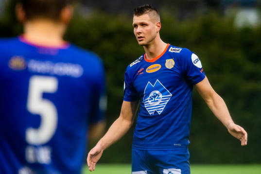 Hólmbert Fridjónsson of Aalesund looks dejected
