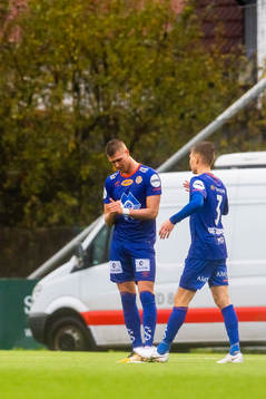 Hólmbert Fridjónsson of Aalesund looks dejected