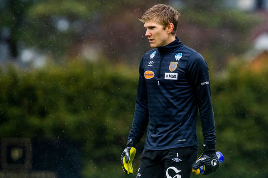 Goalkeeper Andreas Lie of Aalesund