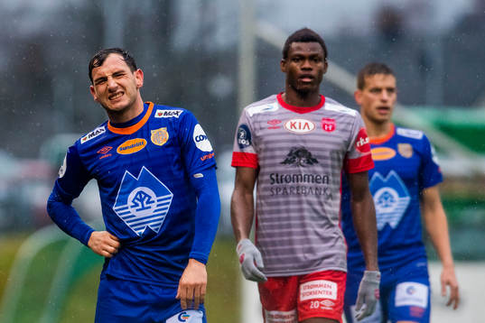 Nikola Tkalcic of Aalesund reacts