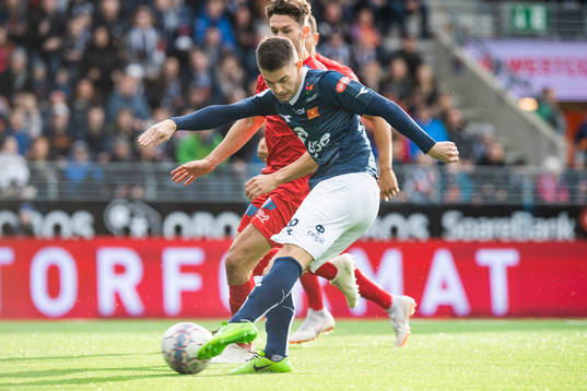 Ylldren Ibrahimaj of Viking shoots