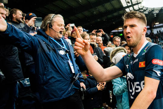 Axel Andresson of Viking celebrates