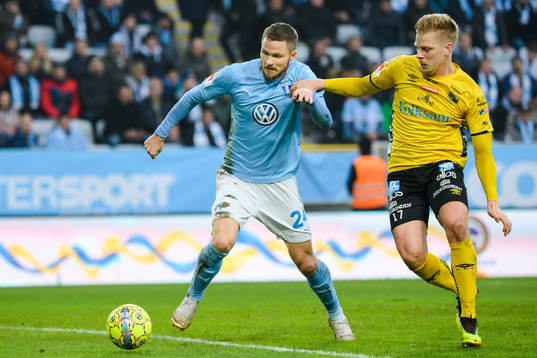 Malmö FFs Lasse Nielsen och Elfsborgs Per Frick