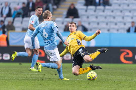 1 Elfsborgs Samuel Holmén och Malmö FFs Oscar Lewicki