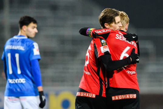 Brommapojkarnas Gustav Sandberg Magnusson och Johan Falkmar
