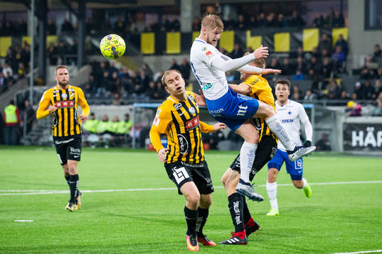 Norrköpings Kalle Holmberg och Häckens Kari Arkivuo och