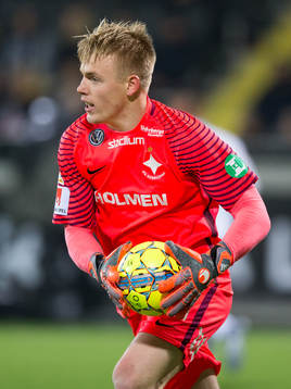 Norrköpings målvakt Isak Pettersson