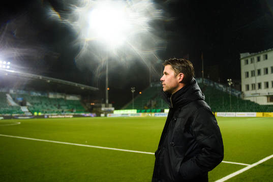 Dalkurds tränare Johan Sandahl deppar