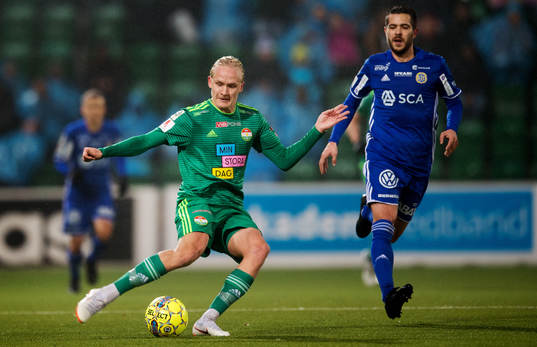 Dalkurds Henrik Löfkvist och Sundsvalls Juan Jose