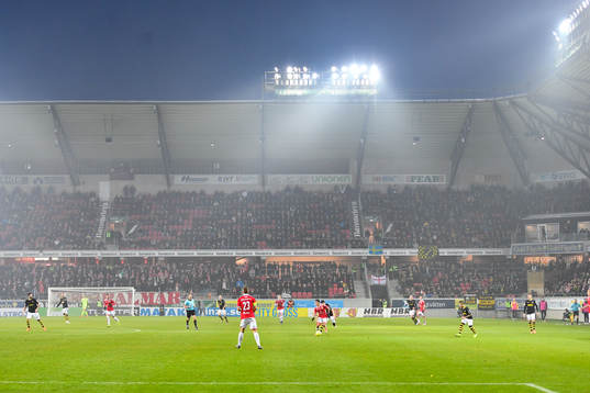 Generell vy över arenan