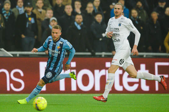 Djurgårdens Nicklas Bärkroth och Sirius Daniel Jarl