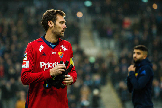Djurgårdens målvakt Andreas Isaksson