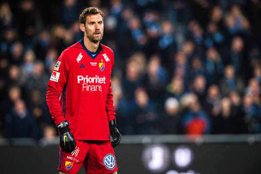 Djurgårdens målvakt Andreas Isaksson