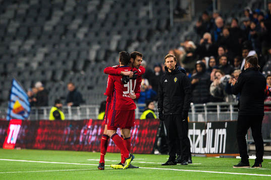 Byte mellan Djurgårdens målvakt Andreas Isaksson och