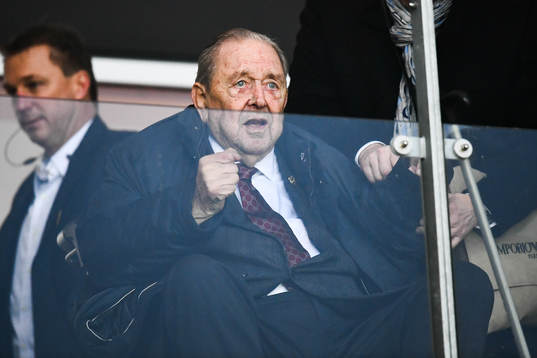 Lennart Johansson på läktaren