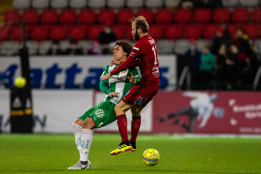 under fotbollsmatchen i Allsvenskan mellan Östersund och