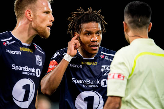 Dan Peter Ulvestad and Christophe Psyché of Kristiansund