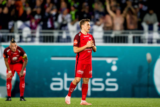 Ruben Yttergård Jenssen of Brann looks dejected