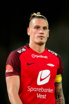 Vito Wormgoor of Brann looks dejected