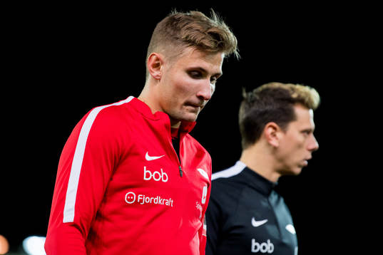 Steffen Lie Skålevik of Brann looks dejected