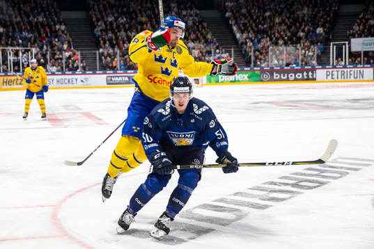 Anton Lander #58, SWE, Miika Koivisto #50, FIN