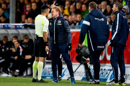 Christian Michelsen, head coach of Kristiansund, is being