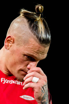Vito Wormgoor of Brann looks dejected