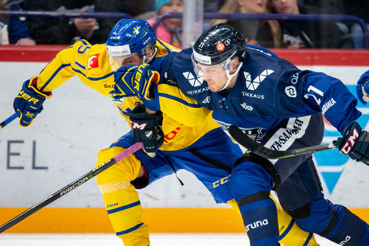 Anton Wedin #57, SWE, Juhani Tyrväinen #21, FIN