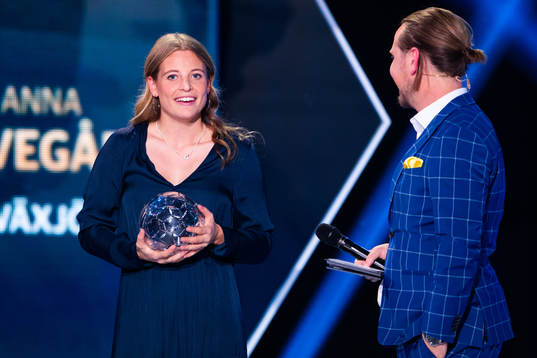 Anna Anvegård, Växjö, tilldelas Årets genombrott