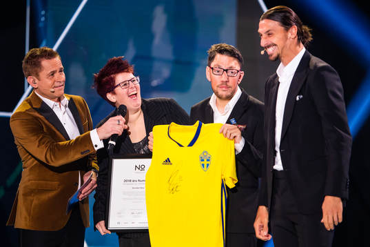 Grunden bois tilldelas Nr.10 stipendiet av Zlatan