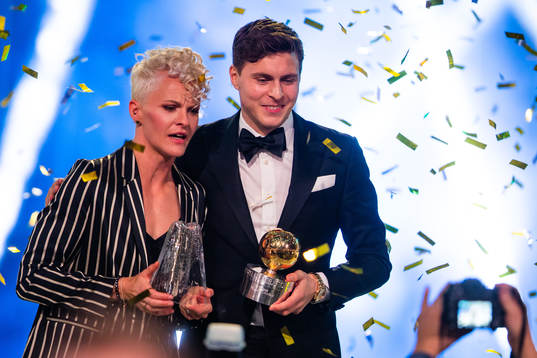 Nilla Fischer tilldelas Diamantbollen och Victor Nilsson