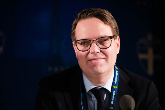 Svenska Fotbollförbundets Kommunikationschef Andreas