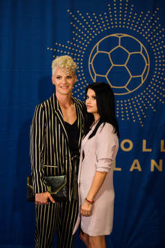 Nilla Fischer med sin fru Maria Michaela