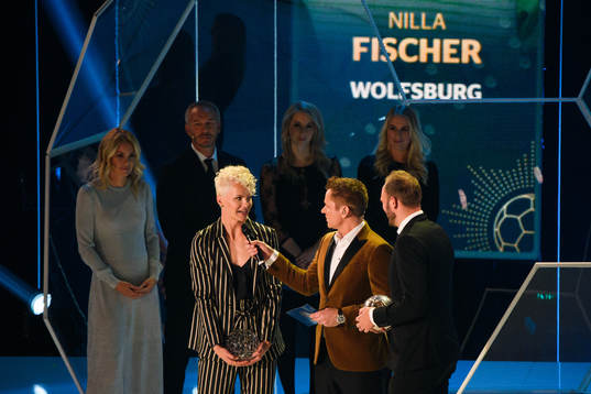 Nilla Fischer, Wolfsburg, och Andreas Granqvist,