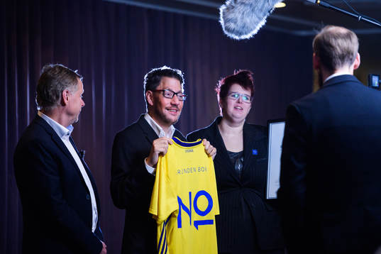 Grunden bois som tilldelats Nr.10 stipendiet