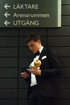 Victor Nilsson Lindelöf med Guldbollen