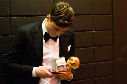 Victor Nilsson Lindelöf med Guldbollen