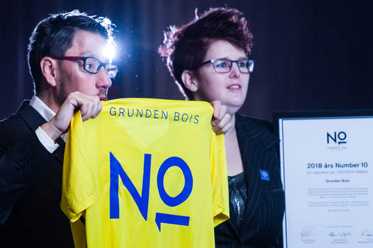 Grunden bois som tilldelats Nr.10 stipendiet