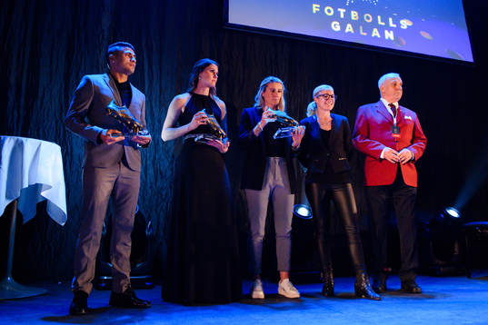 Paulinho, Sandra Lagerbratt och Anja Mittag tilldelas
