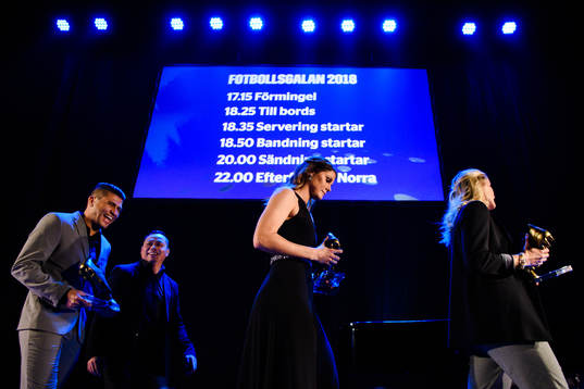 Paulinho, Sandra Lagerbratt och Anja Mittag tilldelas