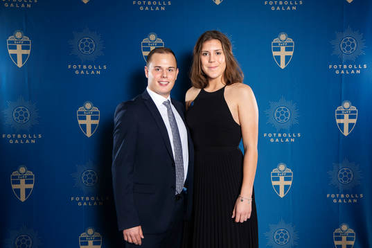 Årets unga domare, Sebastian Johansson och Jennifer