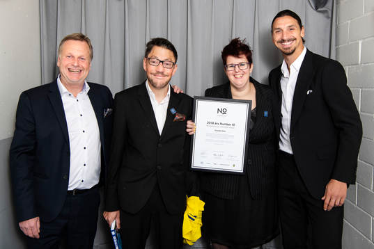 Vinnare av 2018 års Number 10 från 10Foundation