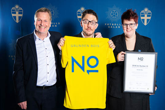 Vinnare av 2018 års Number 10 från 10Foundation