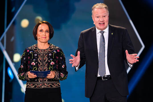 Pia Rehnquist och Karl-Erik Nilsson