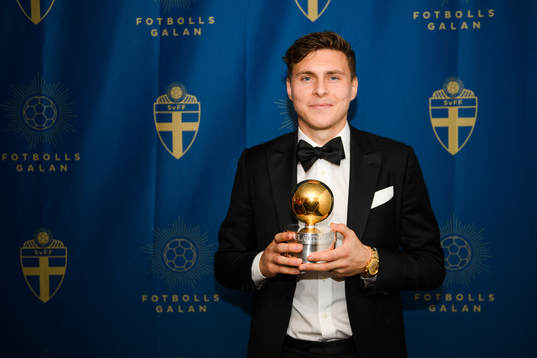 Victor Nilsson Lindelöf vinnare av Guldbollen