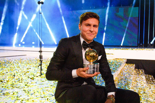 Victor Nilsson Lindelöf vinnare av Guldbollen