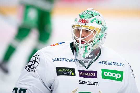 Färjestads målvakt Adam Werner