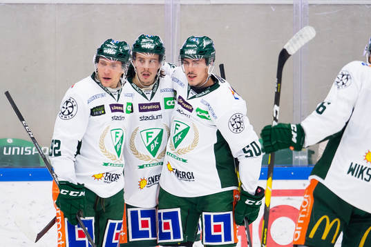 1 under ishockeymatchen i SHL mellan Rögle och Färjestad