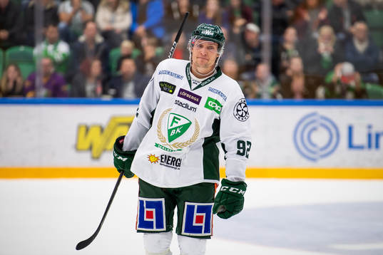 Färjestads Jesper Olofsson jublar