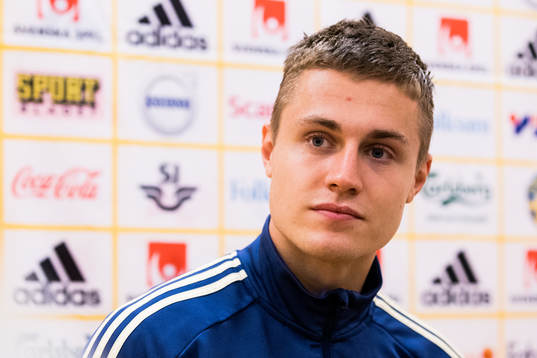 Sveriges Mattias Svanberg i